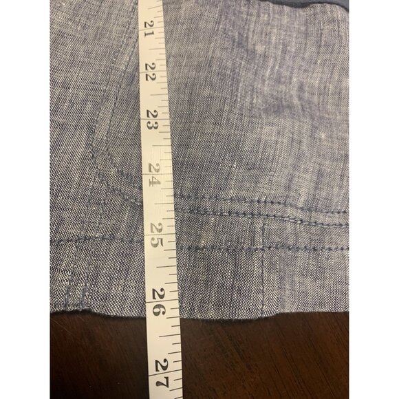 Caslon Kinen Linen Lightweight Cropped Blazer Size P/L - Picture 6 of 8